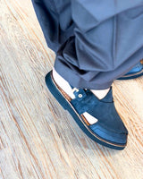Classic Suede Peshawari (Midnight Navy)