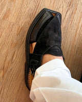 Classic Suede Peshawari (Jet Black)