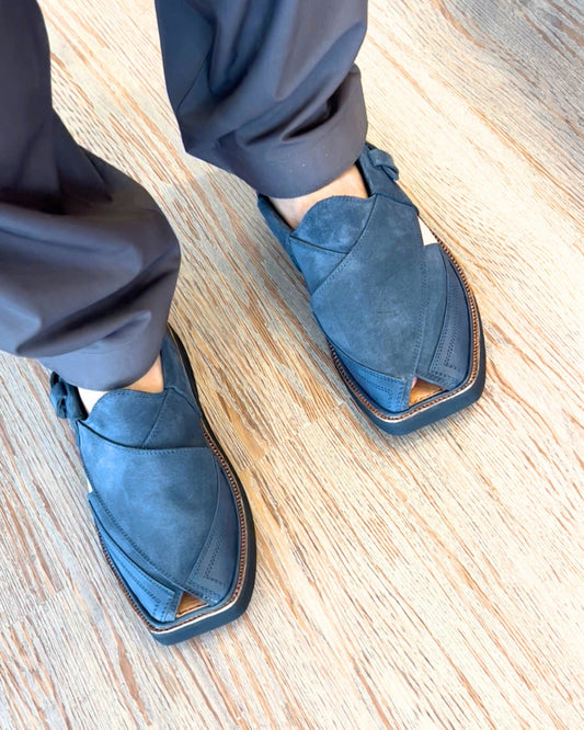 Classic Suede Peshawari (Midnight Navy)