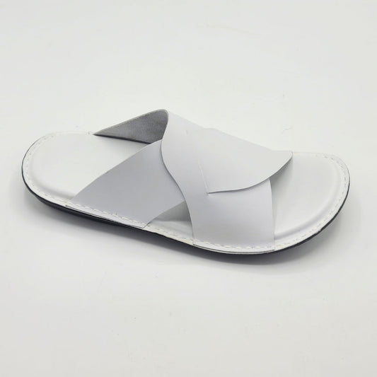 Handmade Slippers (Soft Sole White)