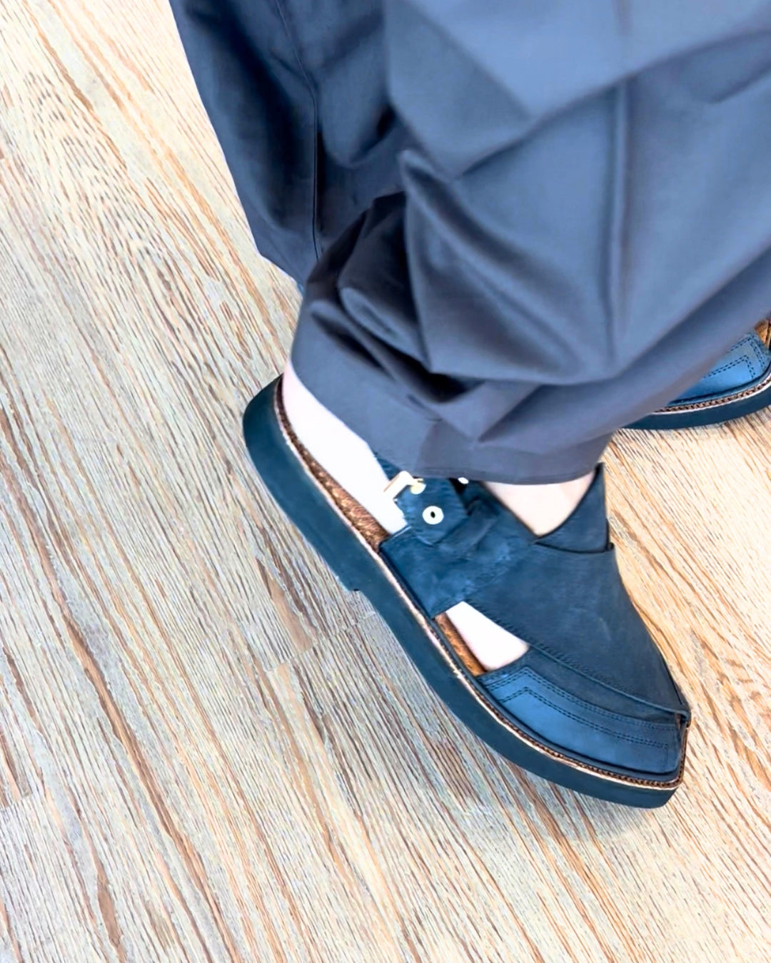Classic Suede Peshawari (Midnight Navy)